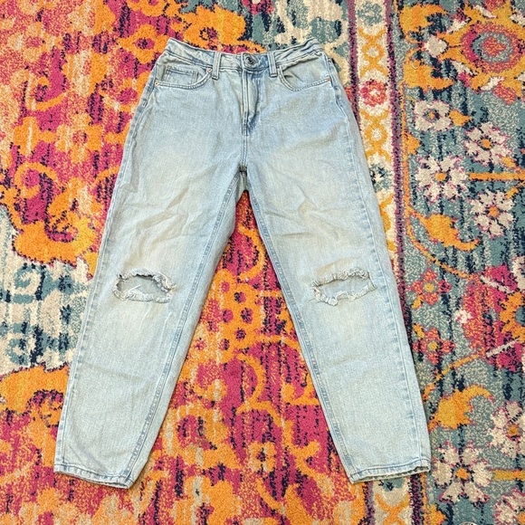 wild fable Denim - Wild Fable Light Blue Ripped Boyfriend Jeans